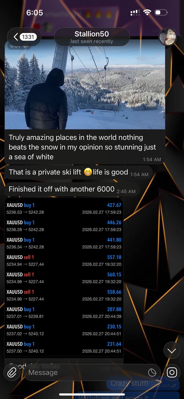 Stallion50 gold trades